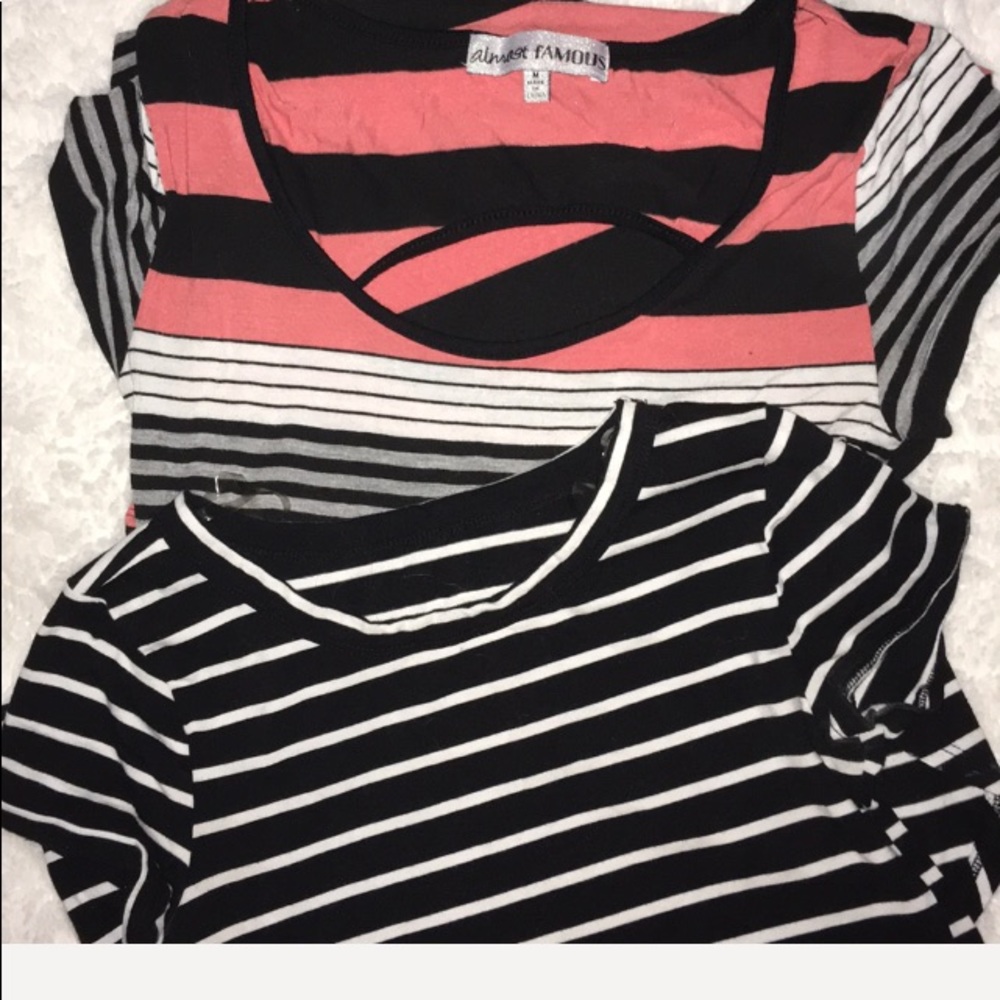 Two striped dresses xs